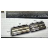 Set of 2 Vision Home Acacia Wood Floating Shelves