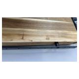 Set of 2 Vision Home Acacia Wood Floating Shelves