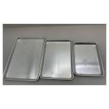 Set of 3 Nordic Ware Aluminum Baking Sheets