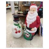 Blow Molds - Santa & Snowman