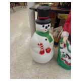 Blow Molds - Santa & Snowman