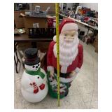 Blow Molds - Santa & Snowman