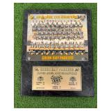 Green Bay Packers Super Bowl Champions Plaque