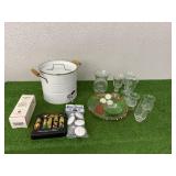 Mixed Lot - Bingo Markers, Kitchen Items & Walker Coasters