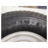 Assorted Utility Wheels and Tires with Rims - Set of 9