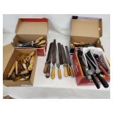 Large Collection of Woodworking and Metalworking Hand Tools, Files, and Rasps
