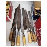 Large Collection of Woodworking and Metalworking Hand Tools, Files, and Rasps