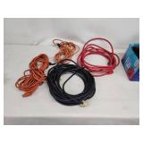 Lot of Outdoor Extension Cords and Heavy-Duty Power Strips