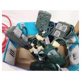 Lot of Outdoor Extension Cords and Heavy-Duty Power Strips