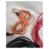 Lot of Outdoor Extension Cords and Heavy-Duty Power Strips
