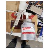 Shop Tools and Safety Gear Bundle with Sanders, Spray Guns, Respirator, Goggles, and Ear Muffs