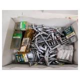 Collection of Hardware Fasteners and Anchoring Tools