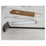 18 Inch Sheet Metal Bending Brake with Pipe Bender Head