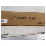 18 Inch Sheet Metal Bending Brake with Pipe Bender Head