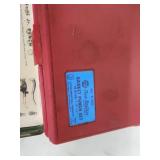 Assorted Workshop Tool Sets Including Tap and Die Set, Forstner Bit Set, Gasket Punch Set, and Vibra Engraving Tool