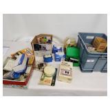 Large Assortment of Electrical Parts, Outlets, and Lamp Components