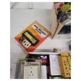 Large Assortment of Electrical Parts, Outlets, and Lamp Components