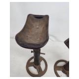 Pair of Vintage Adjustable Iron Tire/Jack stands