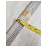 Lot of Metal Shelving Supports and Brackets and Aluminum Angle Iron