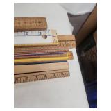 Collection of Vintage Yardsticks