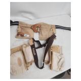 Set of 2 Leather Carpenter Tool Belts