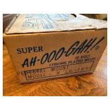 Super AH-OOO-GAH 12 Volt Chrome Plated Brass Horn with Original Box