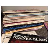 Collection of Stained Glass Pattern Books and Guides