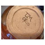 Collection of Handmade Pottery Bowls and Vessels Assorted Colors