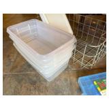 Assorted Storage Bins and Organizers Set