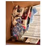 Box of Stained Glass Scrap Pieces with Patterns and Instructions