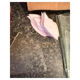 Box of Stained Glass Scrap Pieces with Patterns and Instructions