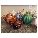 Collection of 11 Vintage and Decorative Teapots, Assorted Styles