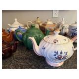 Collection of 11 Vintage and Decorative Teapots, Assorted Styles
