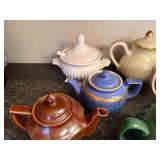Collection of 11 Vintage and Decorative Teapots, Assorted Styles