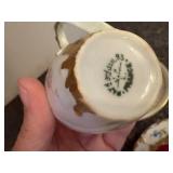 Set of 4 Assorted Vintage Demitasse Cup and Saucer Sets - Royal Doulton, Weimar, Limoges, Avon