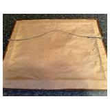 Framed Antique Sepia Tone Photograph of Dancing Figures in Forest Scene