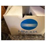 Minolta XE-7 Film Camera Bundle with Lenses, Vivitar Accessories, and Leather Bags