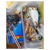 Large Assortment of Sewing, Craft, and Art Supplies