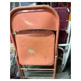 Set of 2 Vintage Folding Chairs Assorted Colors