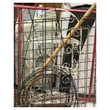 Set of 6 Decorative Metal Garden Trellises in Various Designs