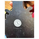 Cherub Wall Sconce Lamp with Frosted Glass Shade