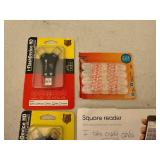 Lot of Card Readers, Square Reader, Memory Cards and USB Adapters