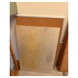Lot of 4 Cork Bulletin Boards Assorted Sizes with Wood and Metal Frames
