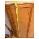 Lot of 4 Cork Bulletin Boards Assorted Sizes with Wood and Metal Frames