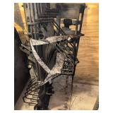 Portable Metal Hunting Tree Stand with Ladder Sections and Straps