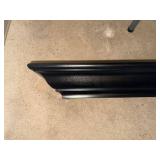 Black Wood Floating Shelf 60 Inch