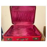 Collection of 4 Vintage Suitcases in Assorted Colors and Styles