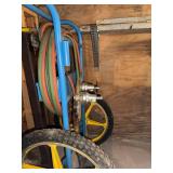 Oxy-Acetylene Welding Cart with Hoses, Regulators, and Torch