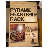 Woodstock Pyramid Hearthside Firewood Rack in Box