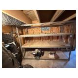 Heavy Duty Steel Garage Shelving Unit with Wood Shelves